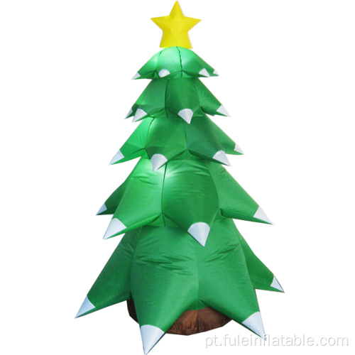 Árvore insuflável de natal para decoração